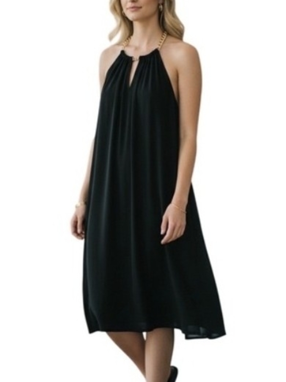 Michael Kors Black Chain Strap Dress | Size Large 🖤🔥